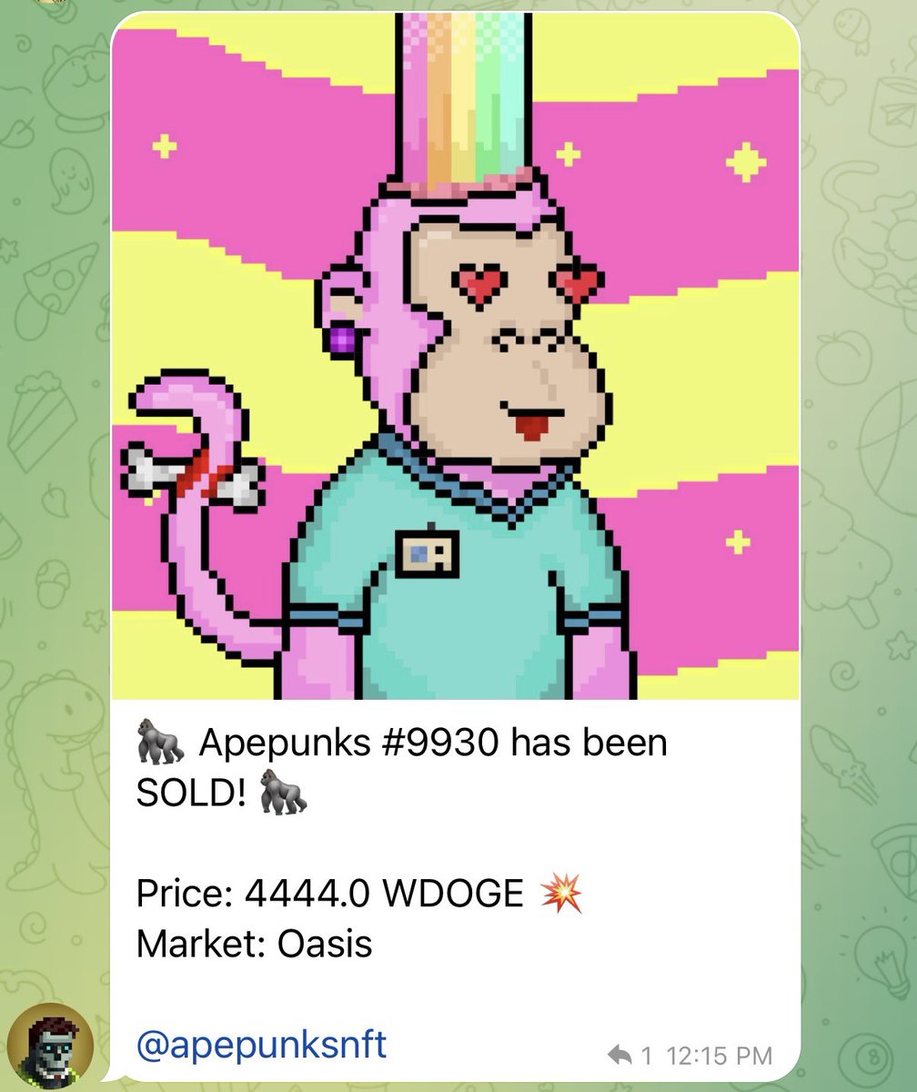 ApePunksDC's tweet photo. 👀 

Probably nothing.

🦍🚀 #ApePunks #DogeChainNFT https://t.co/YVIUd1Ko0s