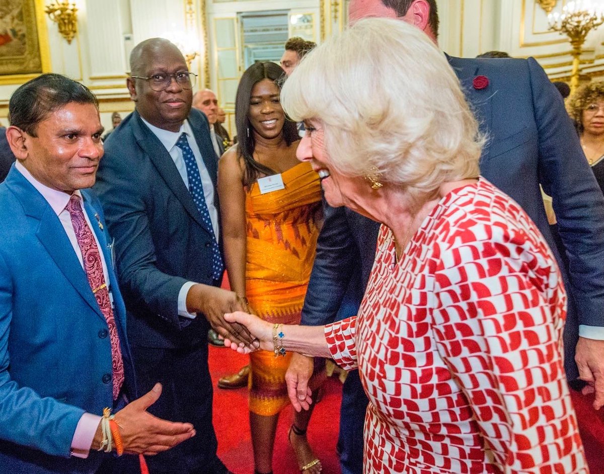 pakwaboah's tweet photo. …a great pleasure and honour to be invited by Their Royal Highnesses The Prince of Wales and The Duchess of Cornwall to Buckingham Palace to discuss all things Diaspora and the Ghana Discussions Continues
#investinghana #diaspora #investinafrica #accessmedia #amgroup #ukgcc https://t.co/0sSL3OulXo