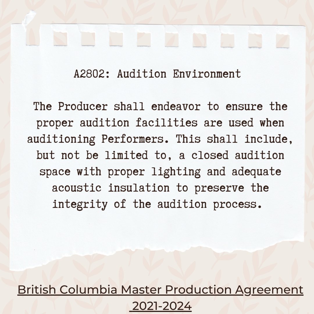 BCP Audition Alliance tweet media