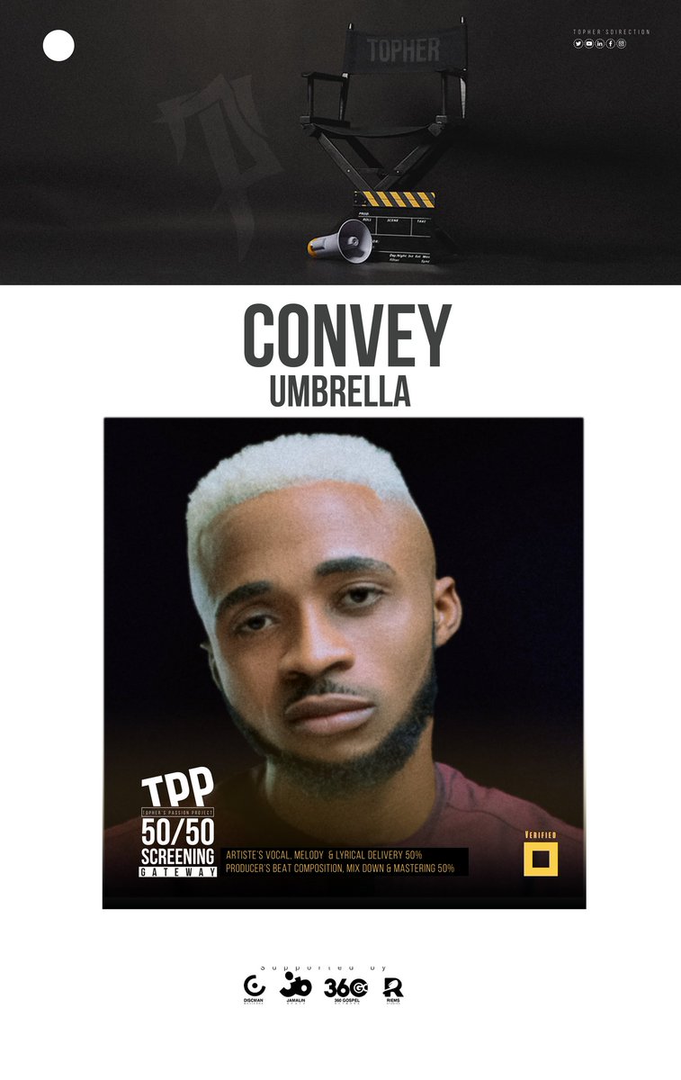 TopherIkom's tweet photo. #topherspassionproject2022
CONVEY "UMBRELLA"
This minstrel na the first son of Afro Pop.
I first had him refer to King David as Davido.
He is a lyricist and he plays puns a lot in his lines.
Convey understands he is positioned by God as a sheep in wolf clothing. https://t.co/AY6AtfXymc