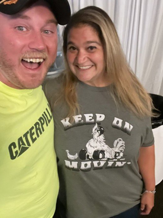 alisonfaye's tweet photo. I was so happy to finally see my friend @CoreyRForrester at #AFSTopGuyWeekend that I made sure to wear his shirt 😁 #MentalHealthMatters https://t.co/ae4ZGAMyTE