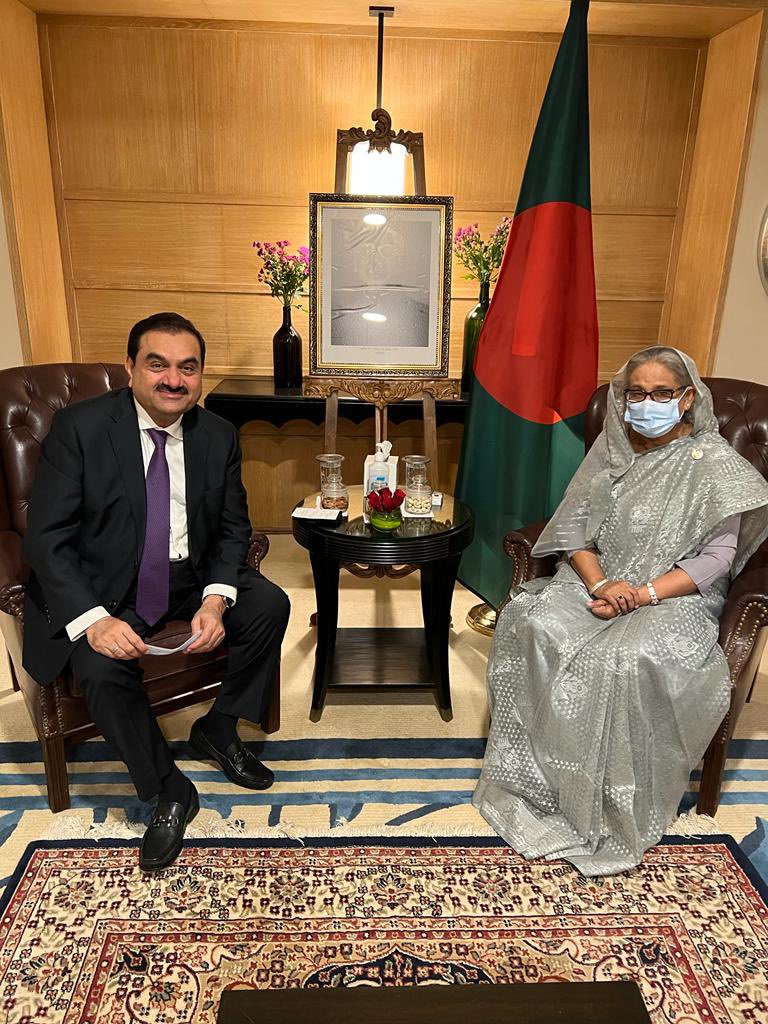 It is an honour to have met Hon PM of Bangladesh Sheikh Hasina in Delhi. Her vision for Bangladesh is inspirational and stunningly bold.

We are committed to commissioning our 1600 MW Godda Power Project and dedicated transmission line to Bangladesh by Bijoy Dibosh, 16 Dec 2022.
