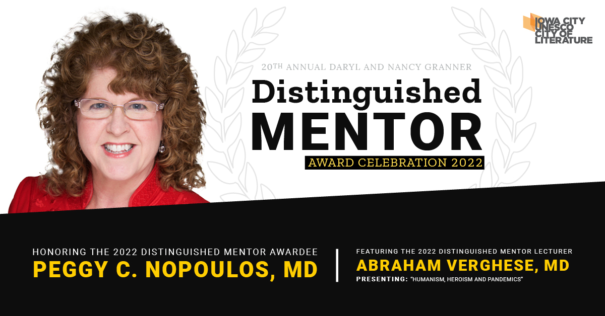 IowaMed's tweet image. “If you ask Peg what she is most proud of about her career and what makes her work meaningful, she won’t hesitate in her response,” says Aaron Boes, MD, PhD. “It is her mentees.”

Peggy Nopoulos, MD, is the 2022 Daryl and Nancy Granner Distinguished Mentor:spr.ly/6019MKY1F