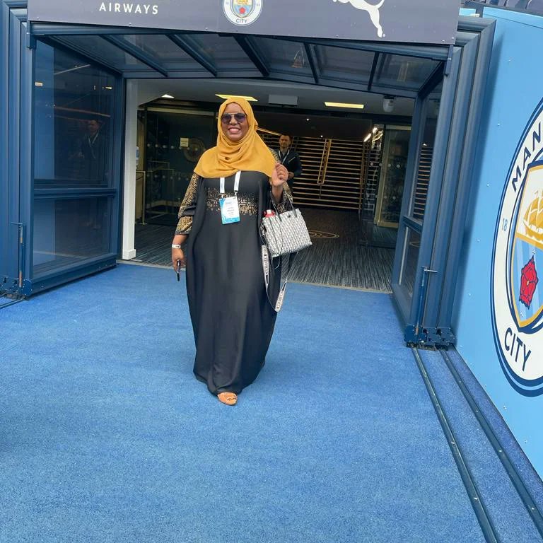 jamila_mayanja's tweet photo. #OYW2022 got us watching the opening ceremony from the VIP lounge of Etihad Stadium of @mancity but 1st a tour ...thank you @oneyoungworld and #EnterpriseForPeace2022 #smartgirlsug #mtngirlswithtools https://t.co/Jj8qBJcvE3