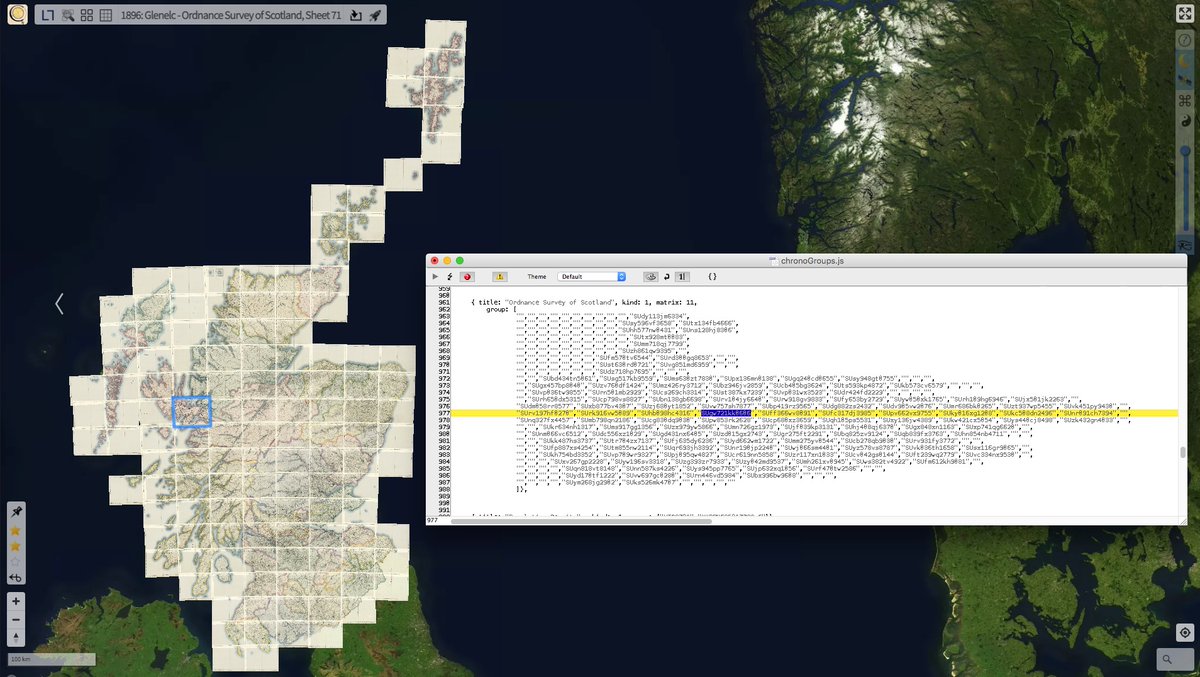 chronohh's tweet photo. @PULibrary step 1) create DB entries for each sheet – from IIIF collection is available
step 2) create matrix entry for composite maps
step 3) fiddle around with too many ground control points
#ChronoscopeBehindTheCurtain @mxfh #iiifmaps https://t.co/0VZqMJGnf4