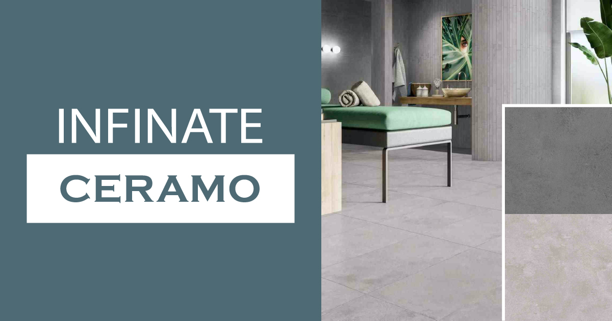 Infinate has a matt finish and is available in two colours Grey and Anthracite ceramo.co.uk/our-ranges/urb…