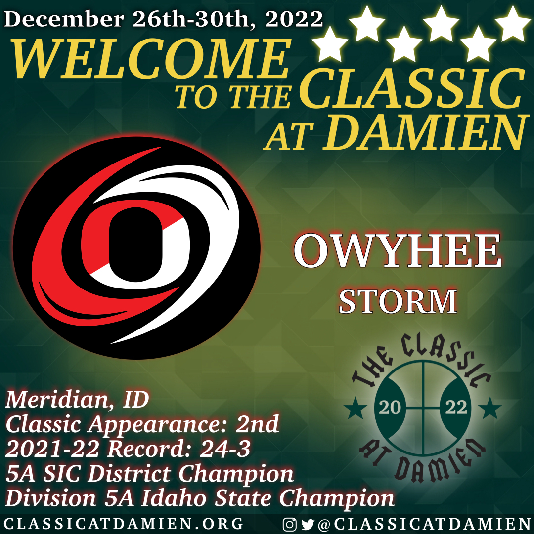 ClassicAtDamien's tweet photo. 🚨TEAM ANNOUNCEMENT🚨
The Storm, 3-1 in the Classic in 2021, won its final 20 games en route to a state title in the program’s first season. Coach Andy Harrington has multiple D-I prospects, the most notable of those, all-Classic choice Liam Campbell.🏀 https://t.co/cfjV9wq9TK https://t.co/LCMGvGKxLZ
