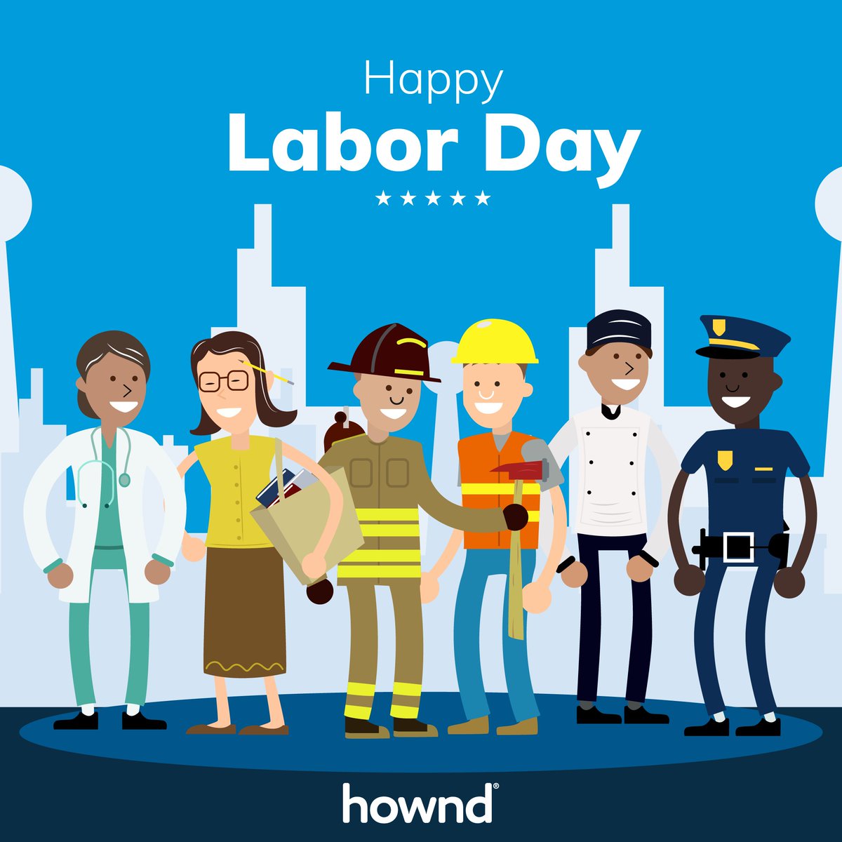 HowndInc's tweet photo. Celebrating the contributions and achievements of American workers this Labor Day! 

Got the day off, but don’t know what to do this 3-day weekend? Check out our MyHownd for great deals in Fun, Yum, &amp; Zen! 

#LaborDay #LaborDay2022 #hownd https://t.co/X8TM2eWkQq
