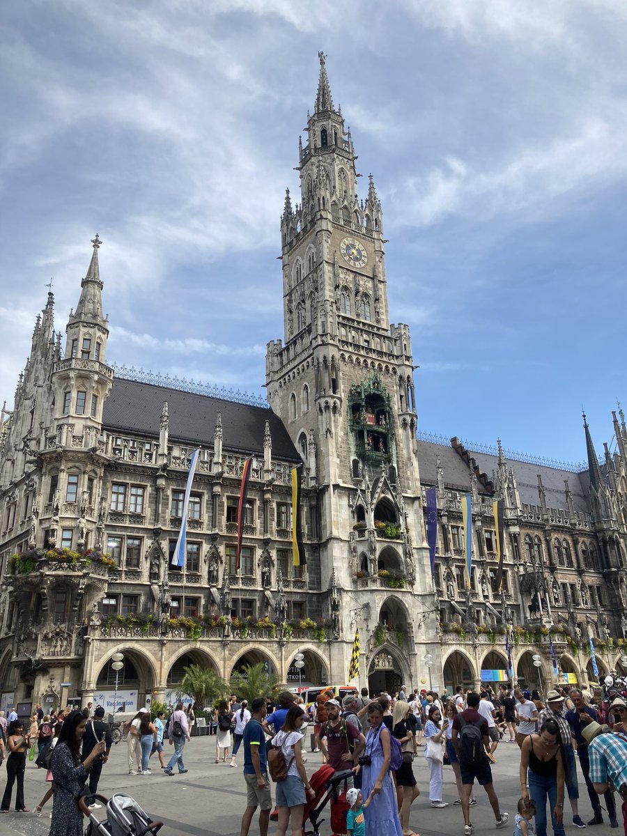 The Neues Rathaus (new town hall) in Munich