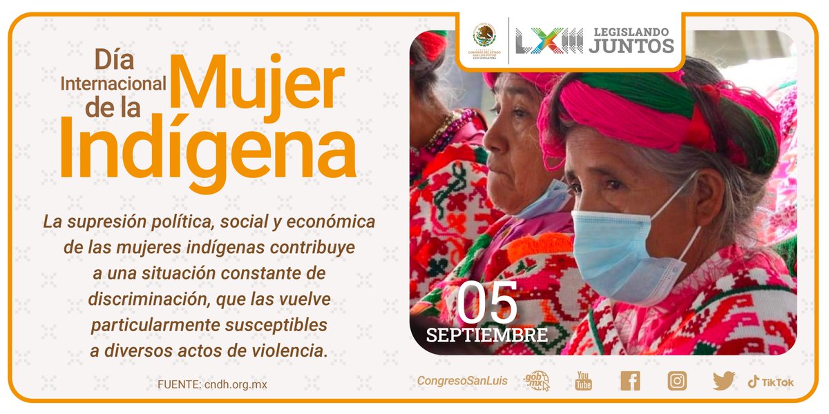 CongresoEdoSLP's tweet photo. #MujerIndígena 
En honor a Bartolina Sisa, guerrera aymara, quien se opuso a la dominación colonial y fue asesinada en la Paz, Bolivia, en 1782.
Para rendir tributo a todas las mujeres pertenecientes a los pueblos indígenas del mundo, y para visibilizar sus gestas heroicas. https://t.co/rUuTI3nfxn