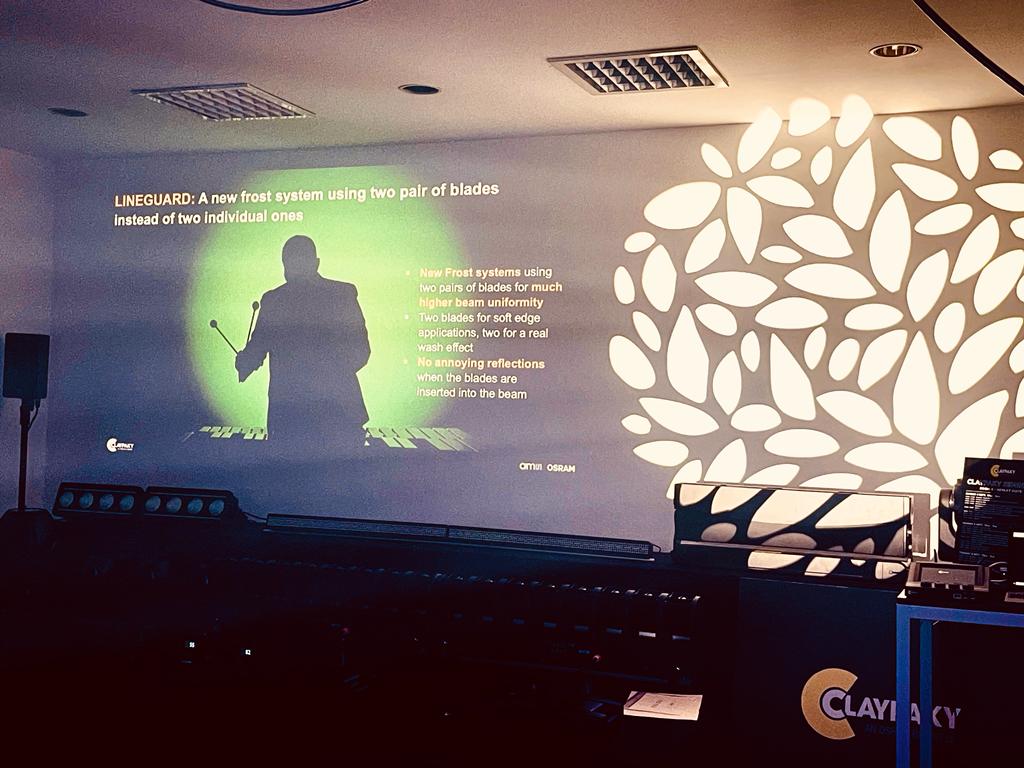 ClayPakyNews's tweet photo. Talking about our newest #products and #technologies during the today's seminars at @plasashow in London!
#Claypaky #TurningVisionsIntoLight #XtylosFamily #VoleroBattenAqua #SinfonyaProfile600 #TamboraFlash #TamboraLinear #CloudIO #Plasa2022 https://t.co/vaeJzMWUl1