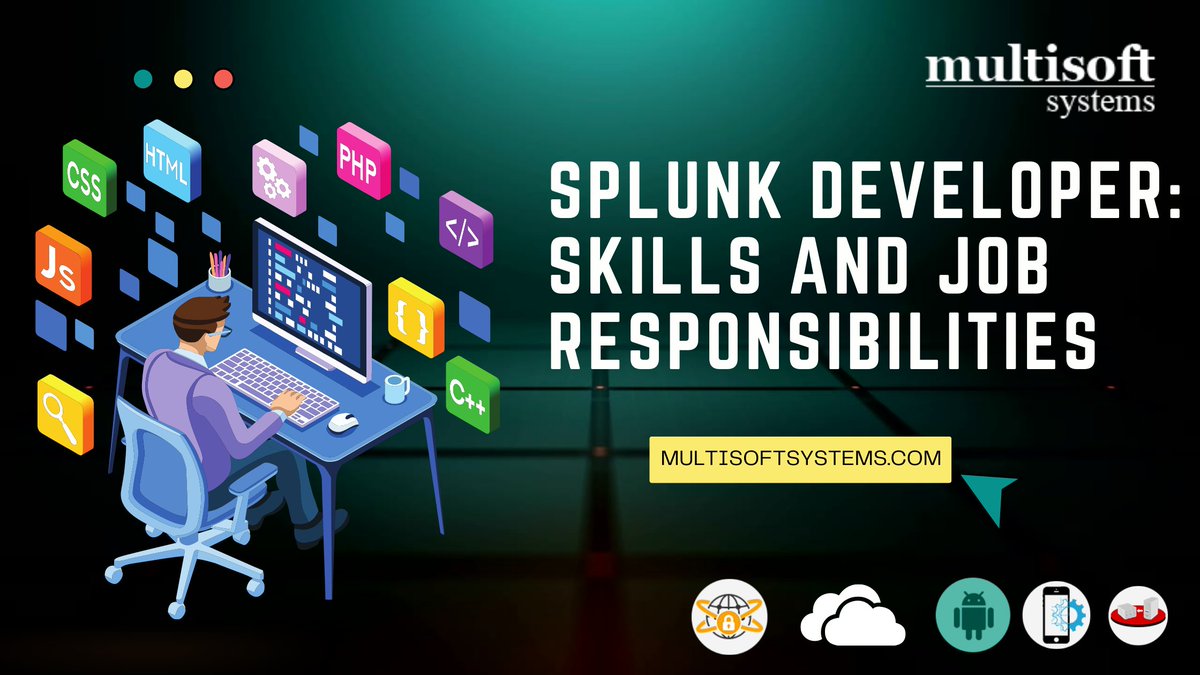 Multisoftsys's tweet image. To become a #SplunkDeveloper, you need to have a basic idea of Windows OS, computer programming languages, Data Analytics, and system administration.
Read More @ bit.ly/3cLMAqV