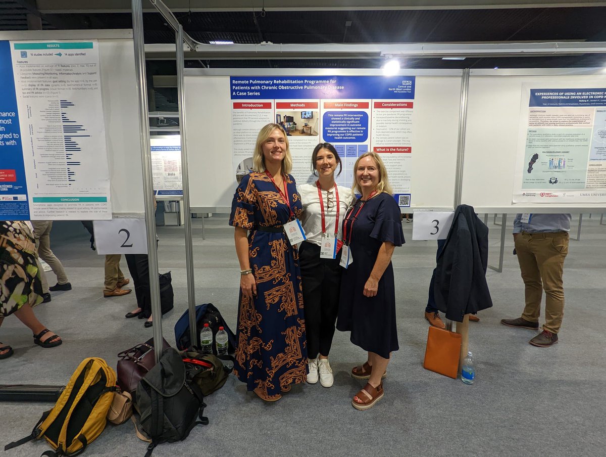 What a great opportunity for <a href="/CNWLNHS/">CNWL NHS FT</a> Camden COPD and Home Oxygen Service to present their findings on a remote PR Program at ERS ..... just loving being here