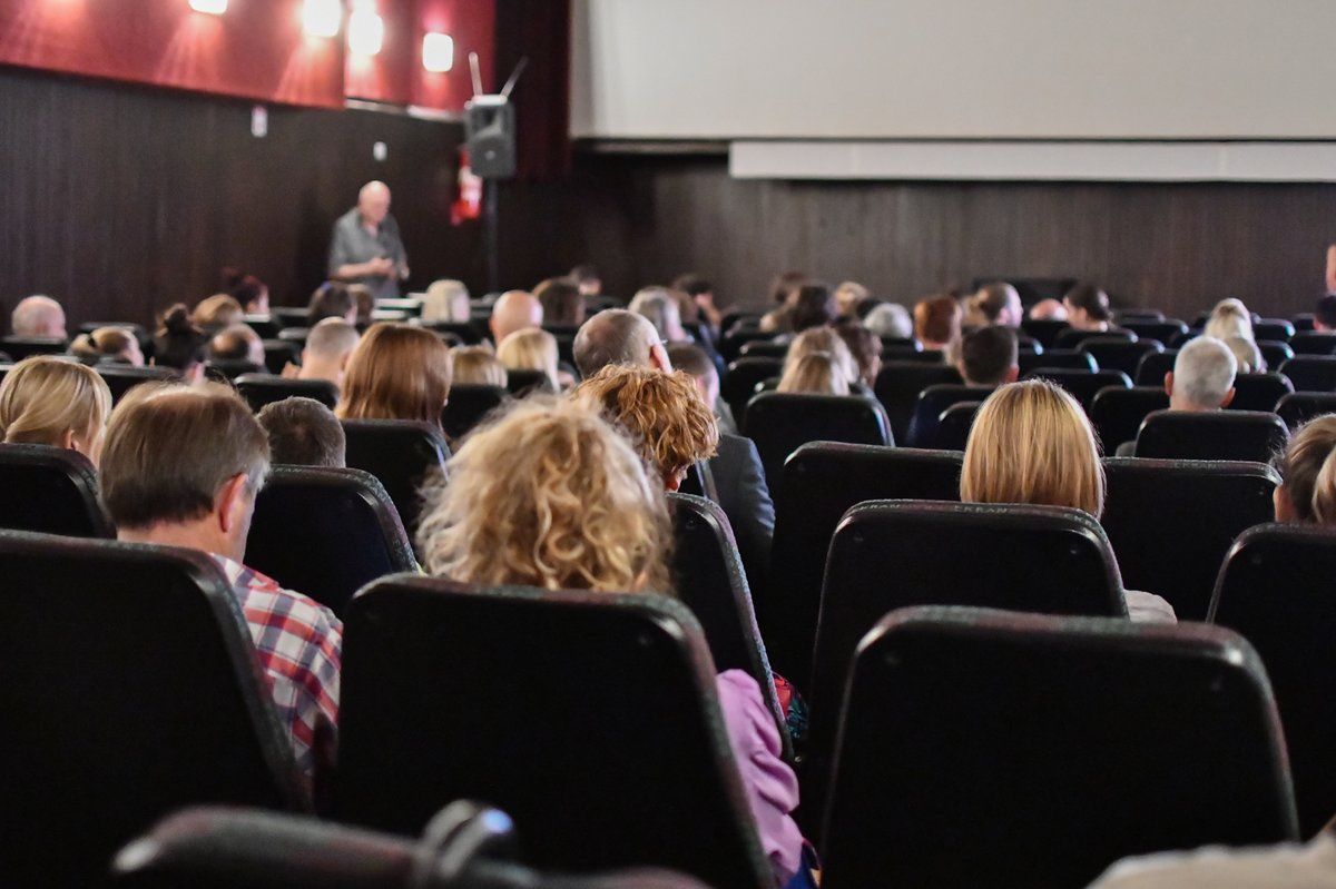 splitfmfest's tweet photo. Day 1 of Split Film Festival went great! We had the honor of screening Beatrix (18:45) and Babysitter(21:00) in Karaman cinema, as well as a presentation from Dalibor Barić at Kino klub Split. 
Stay tuned for more content! https://t.co/Xw6jpiZR46