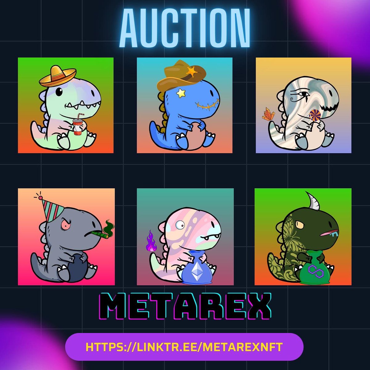 jubaagoshop's tweet photo. @_MetaRexNFT Auction Ends In 10ths

#NFTs #NFTCommumity #NFTshill #NFTartist https://t.co/DGKgMK2NeK