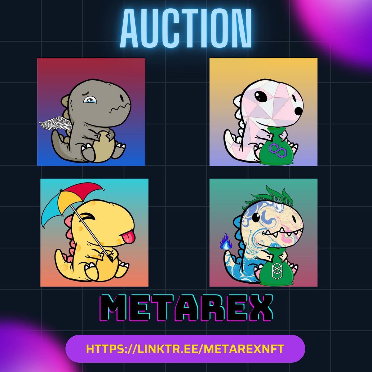 jubaagoshop's tweet photo. @_MetaRexNFT Auction Ends In 10ths

#NFTs #NFTCommumity #NFTshill #NFTartist https://t.co/DGKgMK2NeK