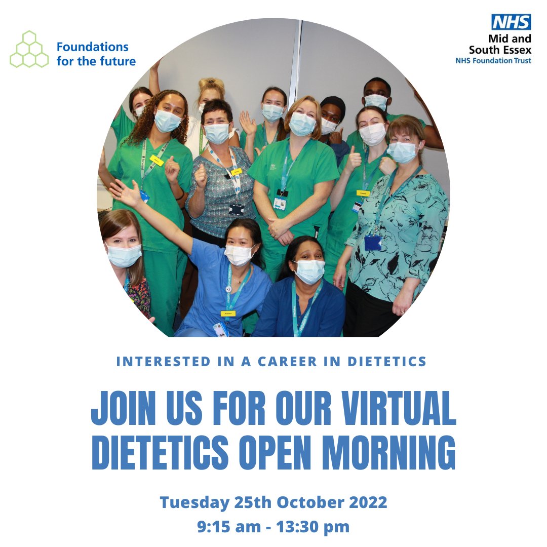 Are you interested in pursuing a career in nutrition and dietetics? Then we have the perfect event for you! 

Join us on 25th Oct to meet our expert team sharing knowledge about this rewarding profession.

Hurry, click the link below and register today!!
bit.ly/3B9GMB1