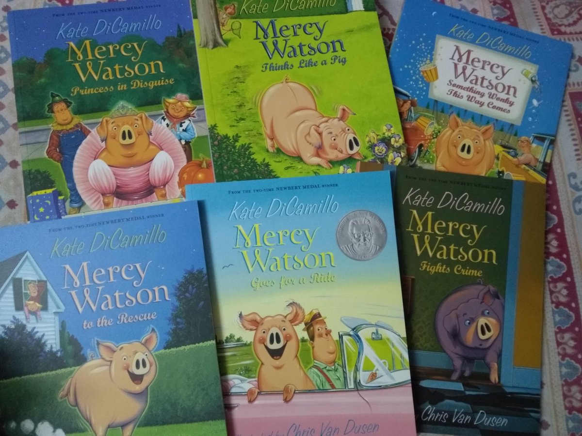 atbookshelf's tweet photo. #WorldKidLitMonth
Have you met the cute little piglet Mercy, from the Watson family?
To know Mercy's adventures read on, #KateDicamillo's Mercy Watson series illustrated by Chris Van Dusen, published by #Candlewickpress.
#thebookshelfhyderabad #mercywatson #katedicamillo https://t.co/PF13oAOvK3