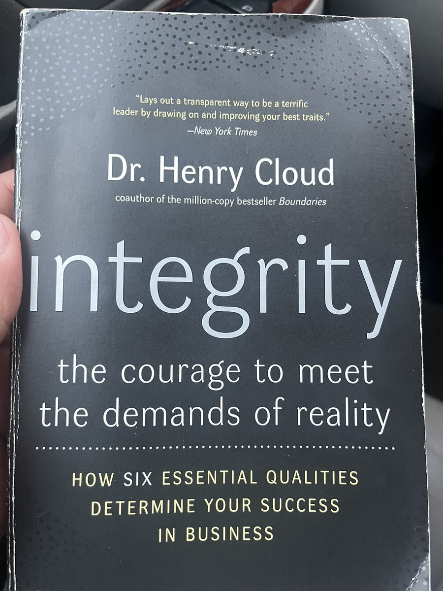 Graytness4's tweet photo. Ain’t gone lie; took me a while to get into this one, but because I’ve read two of the Author’s books (Boundaries and Boundaries in Marriage) I hung in there. Recommend it for those who want to do a deep dive into personal psychology and improving from within. Dope.
#Graytness https://t.co/UkAUTwqRkV