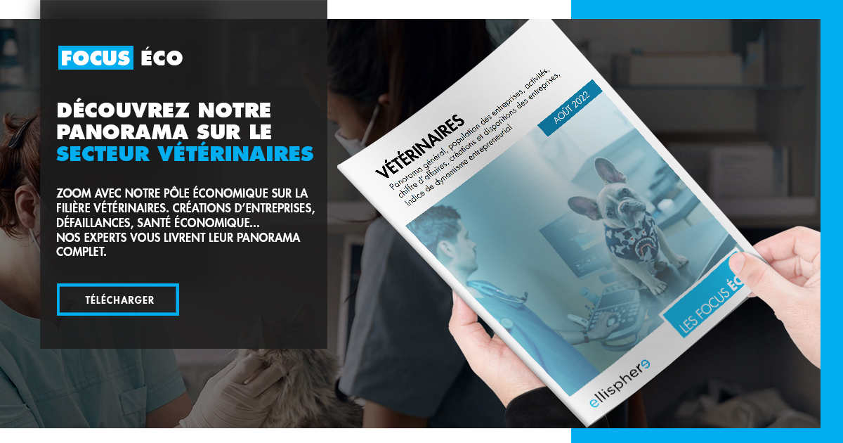 ellisphere's tweet image. #FocusEco 📭
@max_jammot revient cette semaine sur la filière #vétérinaires en France métropolitaine, un #secteur sous l’effet d’une concentration débridée. ellisphere.com/veterinaires/
#economie #France #entreprises #statistiques #investissement