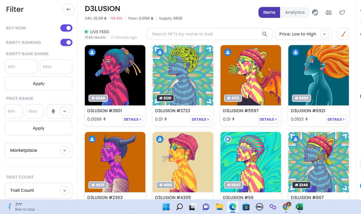 cyphstrain's tweet photo. The art of @D3lusionNFT should not be these kinds of prices. I genuinely don't even know what people want in this space anymore. Bring great utility like @PixelPuppersNFT, you're in the gutter, bring fantastic art like #D3lusion, you're in the gutter. WHAT DO YOU WANT lol https://t.co/2TaMuudX6y