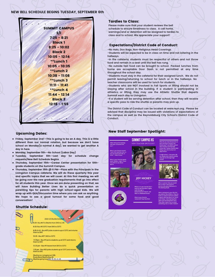 RHSOfficial_RCS's tweet photo. Make sure to check out Mrs. Carter’s September update for RHS-Summit Campus. #REYNProud #RHSPride #theREYNway @nrawlins36 https://t.co/hacFXogjXP