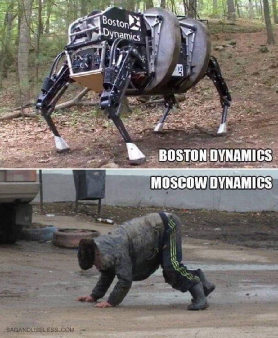 jaanus's tweet photo. russia is scared of Western technology and Estonian robots. https://t.co/dBNfVvYSim