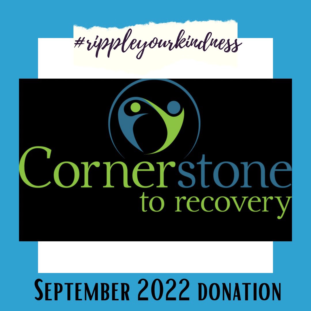 We are getting ready for our September donation this Thursday. We are thrilled it is going to Cornerstone to Recovery