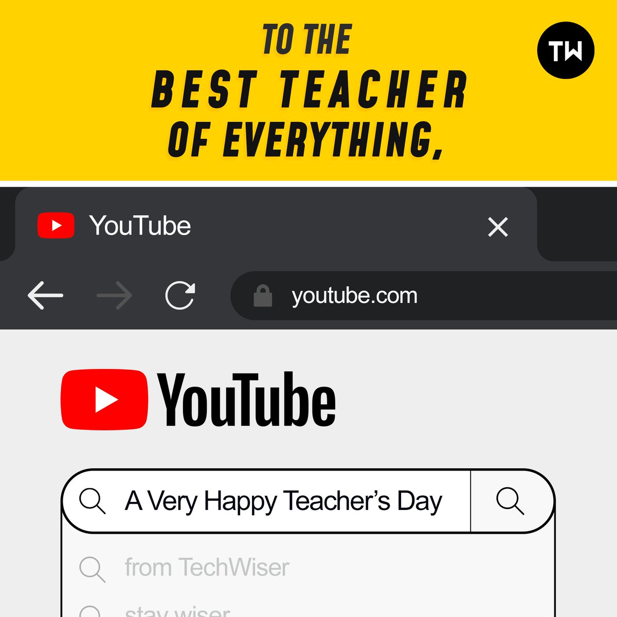 TechWiser's tweet photo. Where is the lie? 👀
RT If You Agree! 😅

#HappyTeachersDay2022 #happyteachersday #TeachersDay https://t.co/sr4DhIFcdU