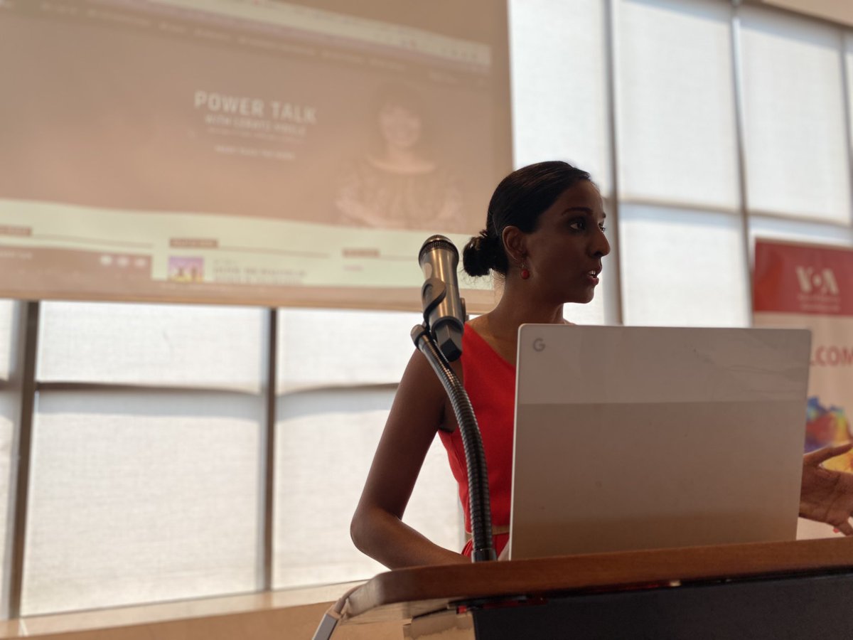 This afternoon at the @USAGMgov #Digital #News #Bootcamp, we’re talking digital content strategies and new platforms. Nala Academy trainers  <a href="/verashni/">Verashni Pillay</a> and <a href="/CamillaBath/">Camilla Bath</a> are taking journalists and editors through what works (and what doesn’t!) online.