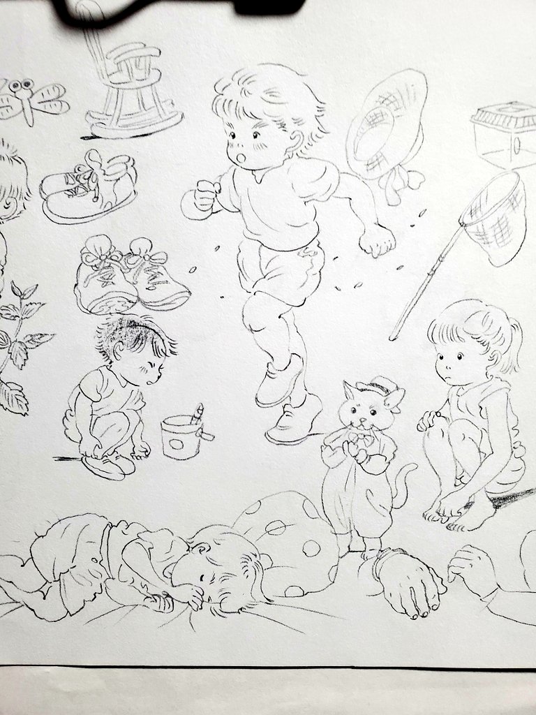 寝る前のらくがき 