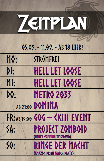 Glaro_DRA's tweet photo. Endlich wieder normal streamen!😌

Diesmal gibt's:
@hell_let_loose, #Metro2033, #DominaGame, #GameOfGods (#CKIII), #projectzomboid und der #RingeDerMacht #WatchParty!

Wir sehen uns online🐲
https://t.co/2kFRZAqZWX

#twitchDE #streaming #twitch #gaming https://t.co/oB5edwdB6f