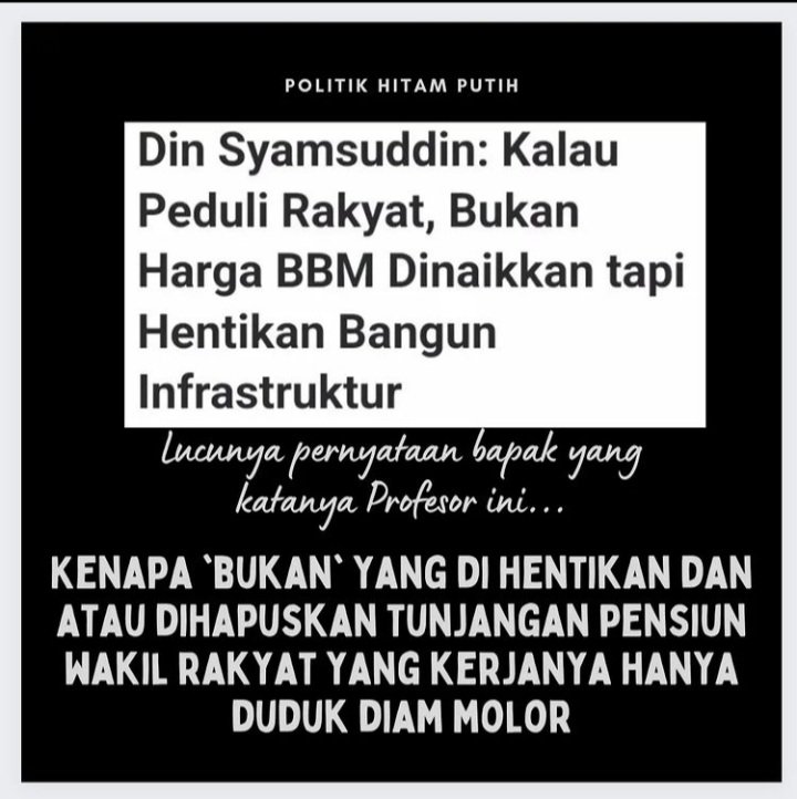 KerjaHasil_id's tweet photo. Ada komentar.....? https://t.co/BuP2RZAWUA