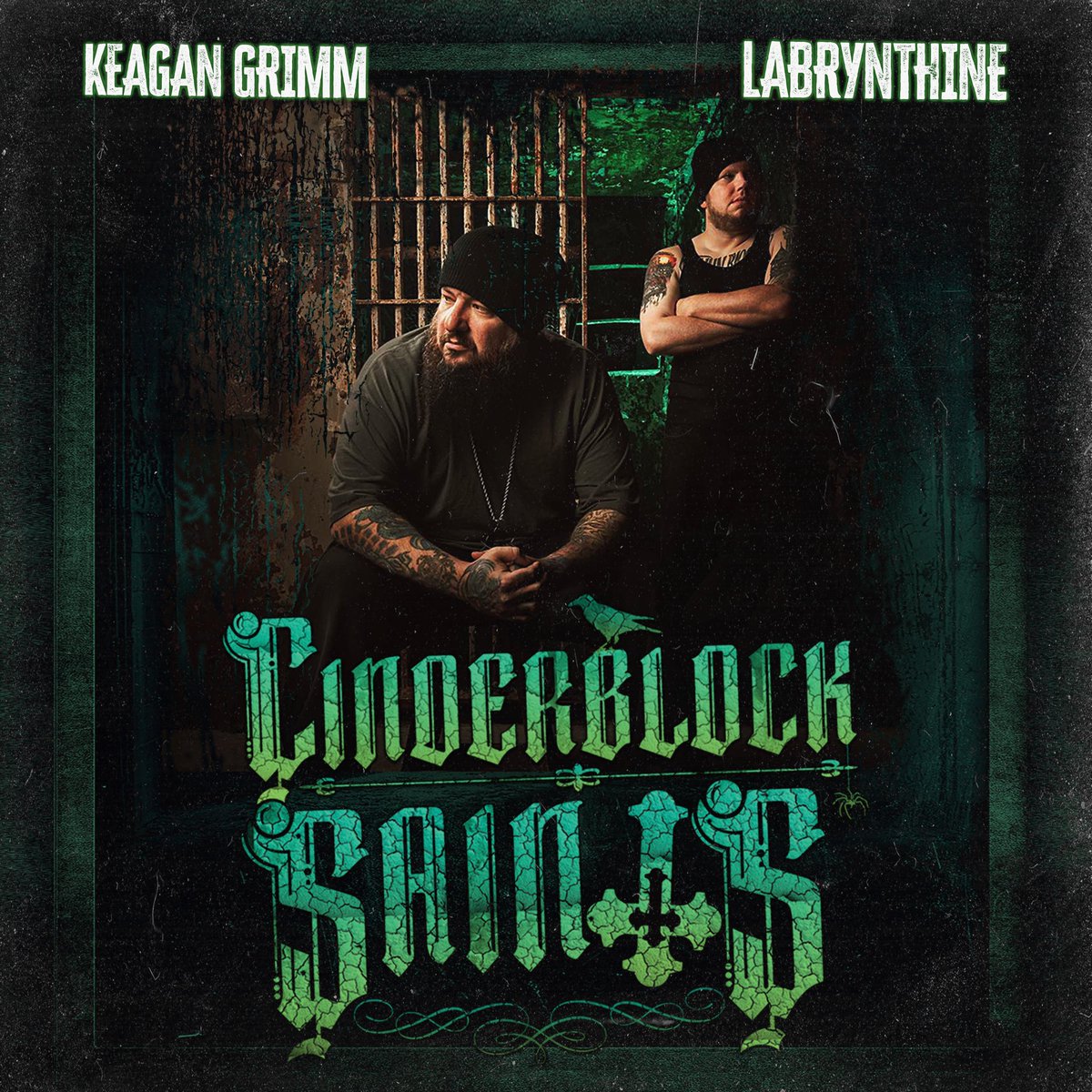 “Cinderblock Saints” by Keagan Grimm &amp; Labrynthine is out now on all streaming platforms! Gritty dark and melodic underground hip-hop. 
.
#NewMusic #hiphop #horrorcore #undergroundhiphop #independentartists #LaborDay 

songwhip.com/keagangrimm/ci…