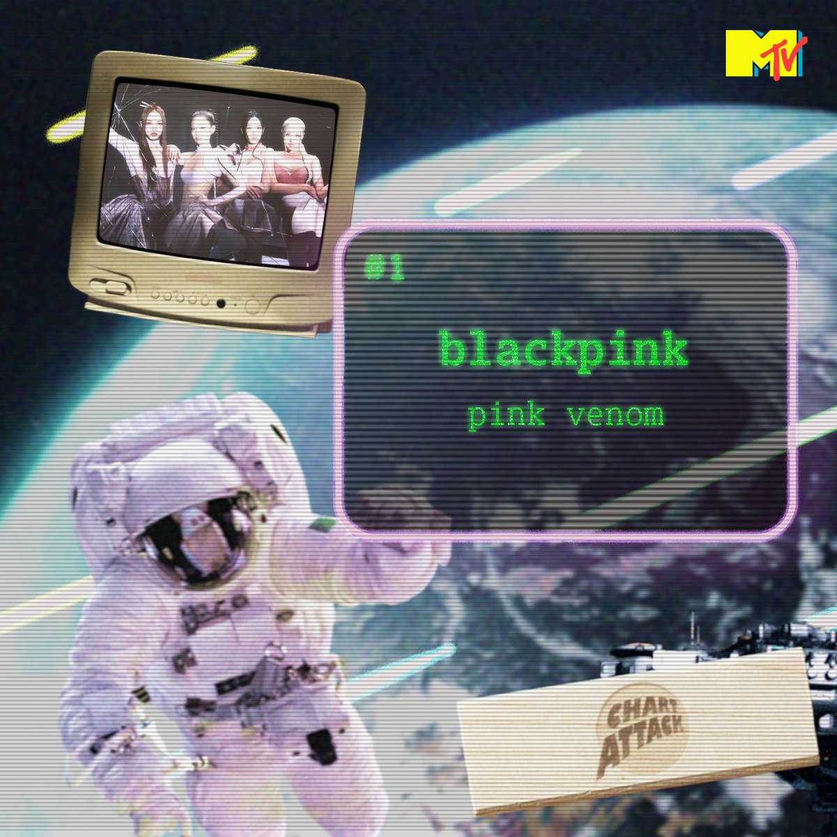 mtvasia's tweet photo. we are still tasting that 'Pink Venom' by @BLACKPINK real strong on #MTVChartAttack for the second week! 💖

#ChartAttack #BLACKPINK #PinkVenom #블랙핑크 https://t.co/JJrnOYmYgK