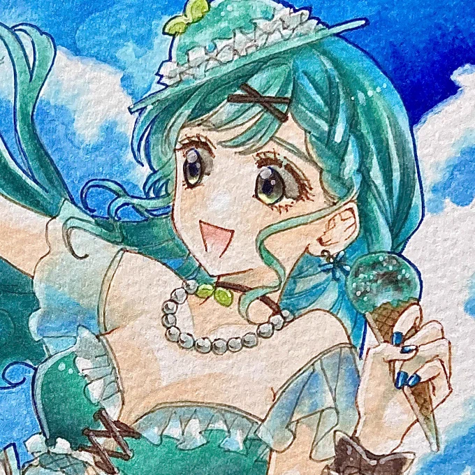#笑顔の絵でその人の性格がわかるらしい  笑顔の絵掘り出してきました٩( ᐛ )و 分かるもんなのかな  #コピック #コピックイラスト #イラスト