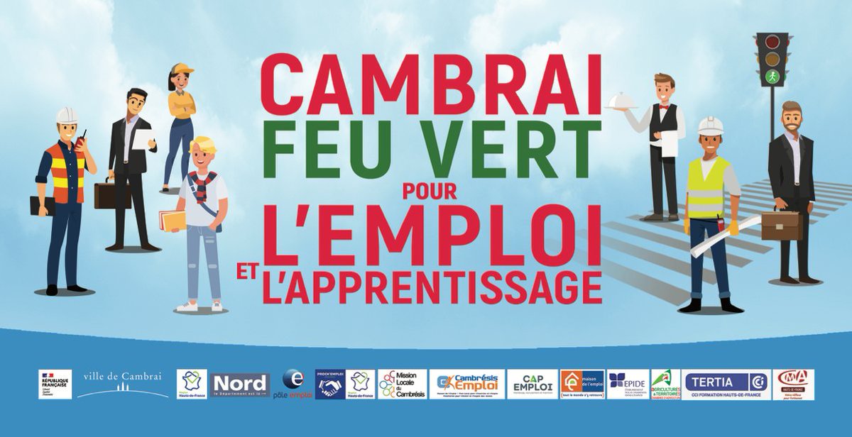 CambresisEmploi's tweet photo. Cambrésis Emploi sera présent au Feu Vert pour l'Emploi et l'apprentissage au Palais des Grottes de Cambrai, n'hésitez pas à venir nous rencontrer ! (du 12 au 20 Septembre 2022)
#emploi #apprentissage #entreprises #offres #cv #opportunités https://t.co/t1Q70GR0yV