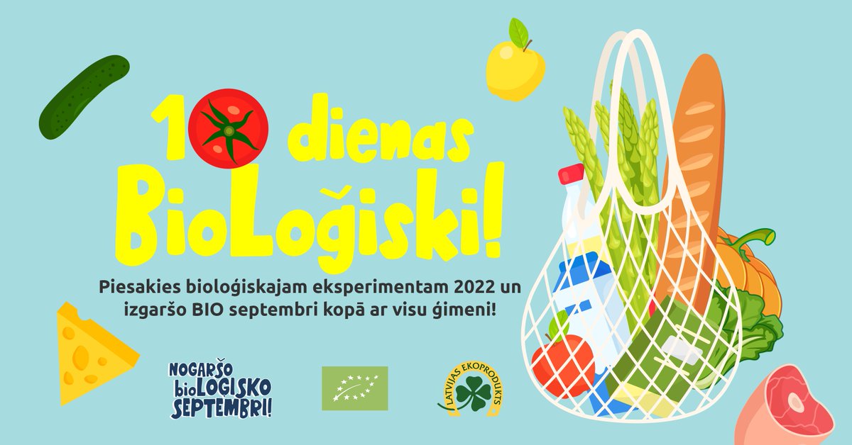 BioLogiski's tweet photo. 1️⃣0️⃣ dienas BioLoģiski!  Aicinām pieteikties SEPTEMBRA BIO- IZAICINĀJUMAM! Plašāka informācija: https://t.co/toJoeYiuXb https://t.co/c1WelPUOSx