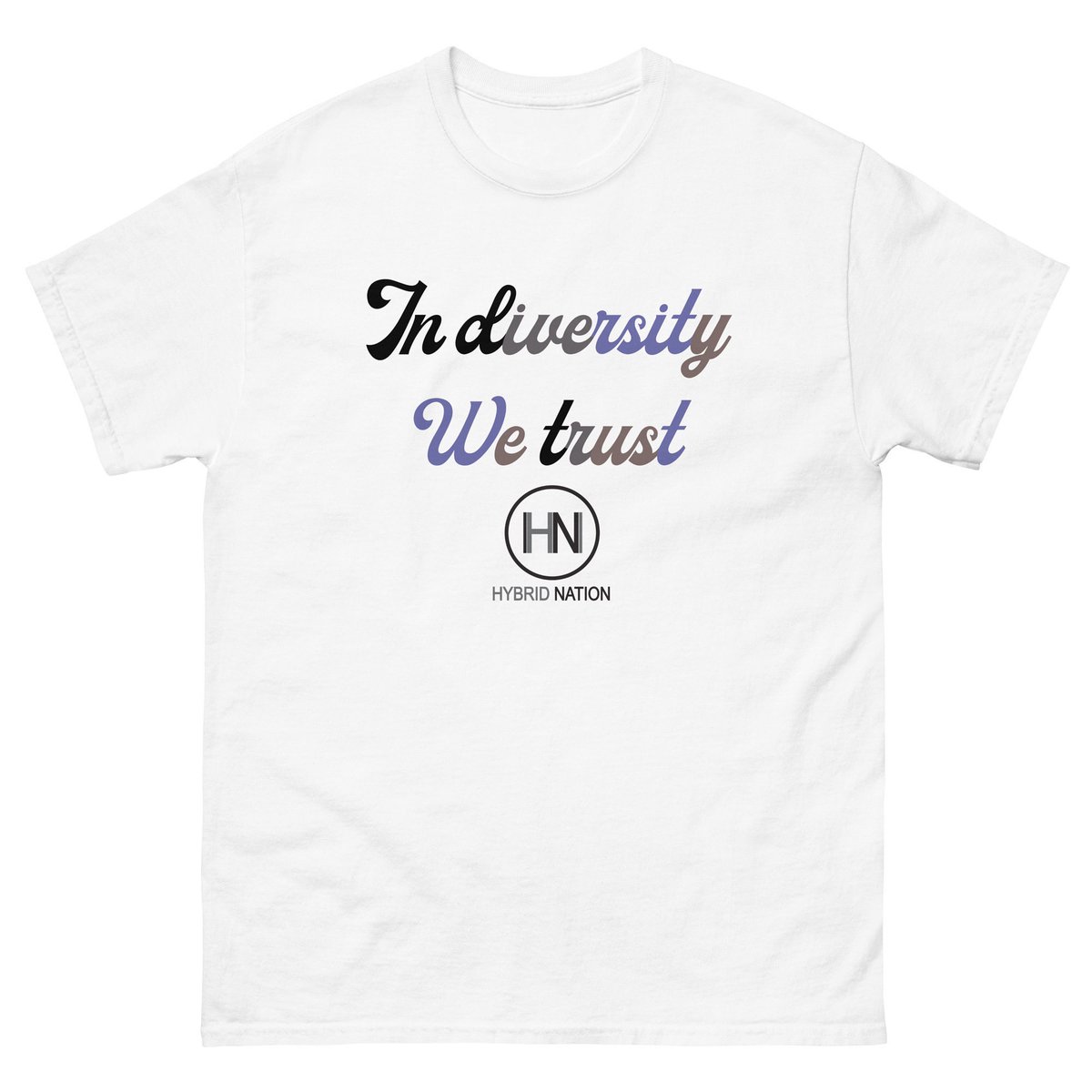 Stranger: “Hey what’s your shirt say?”
You: “In Diversity We Trust”
❤️