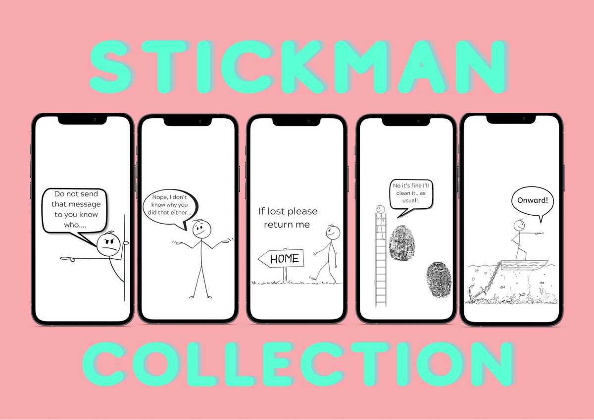 SetSceneDesigns's tweet photo. Stickman phone wall papers - available now! Purchase before 30th September and get 20% off with promo code SAVE20 https://t.co/mNsaE7avcO #phonewallpapers #iphone #samsung #stickman #promocode #smallbusiness https://t.co/mygj8STdbh