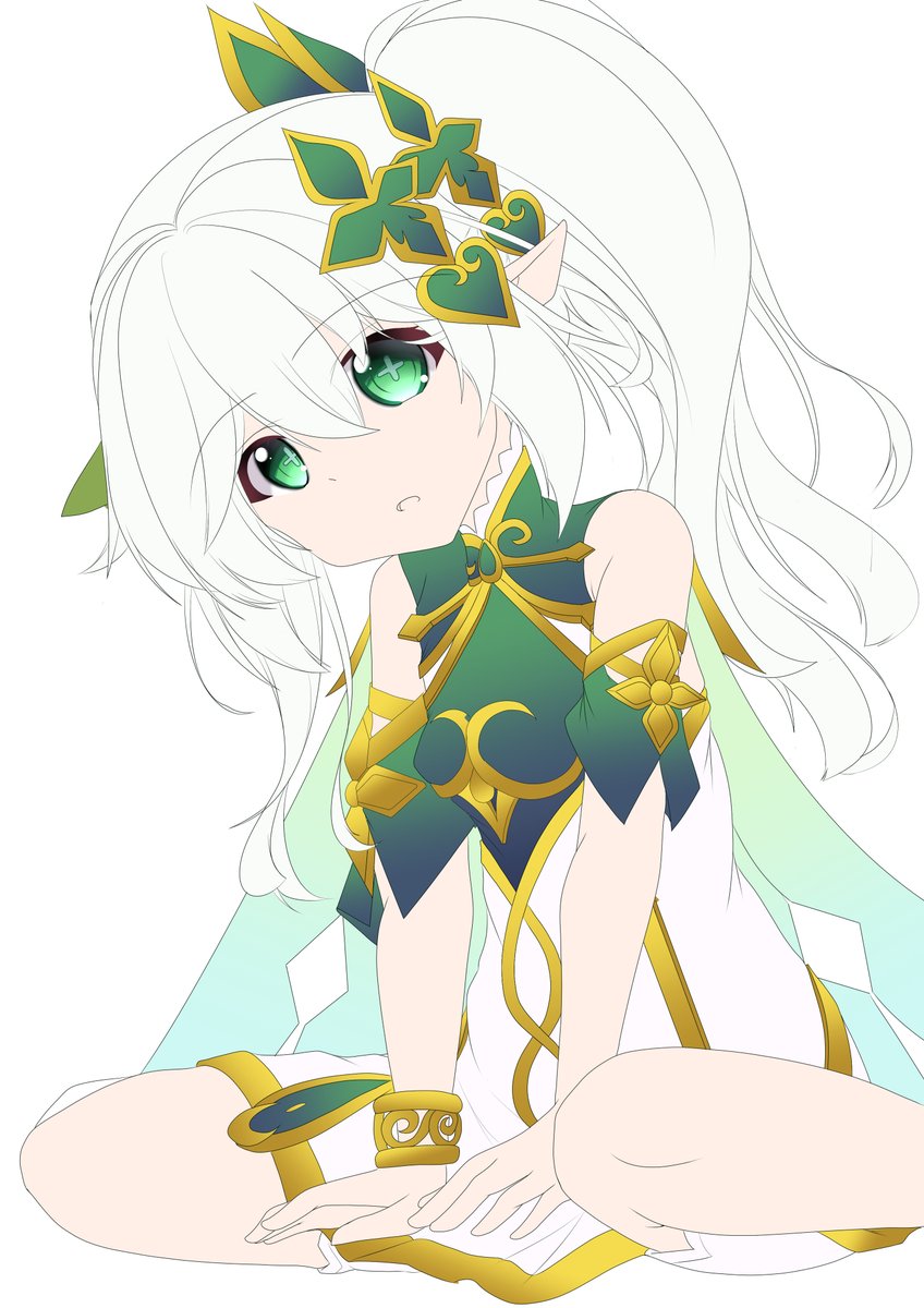 ナヒーダちゃん下塗りまででけた!! 