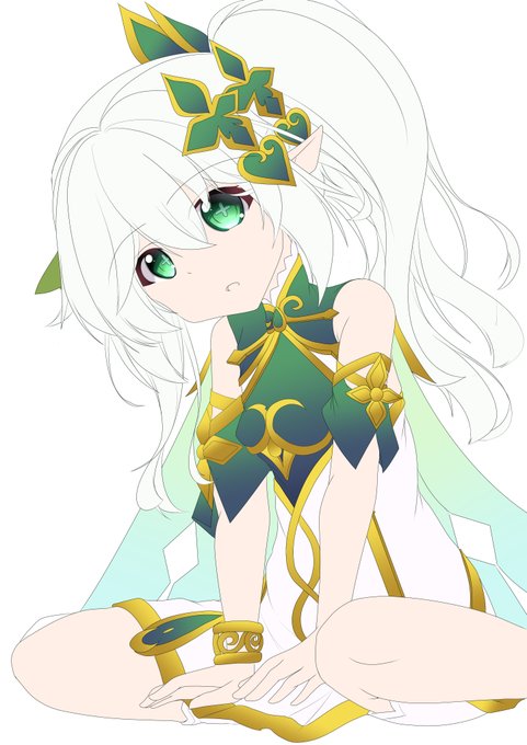 ナヒーダちゃん下塗りまででけた!! 