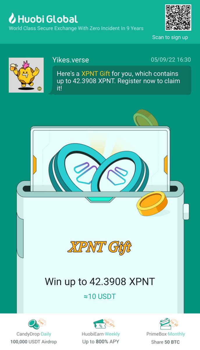 yikesqq's tweet photo. I have something for you 🐼🔥🖤
Here's a XPNT Gift for you, which contains up to 42.3908 XPNT. Register now to claim it!
https://t.co/TfAPfJ0bB7
Enjoy 🖤
#airdrop #cryptobox #freecrypto #cryptotrading #crypto #cryptocurreny #yikesqq #huobi #mysterybox #gift #XPNT #RedPacket https://t.co/5221M8dhxt