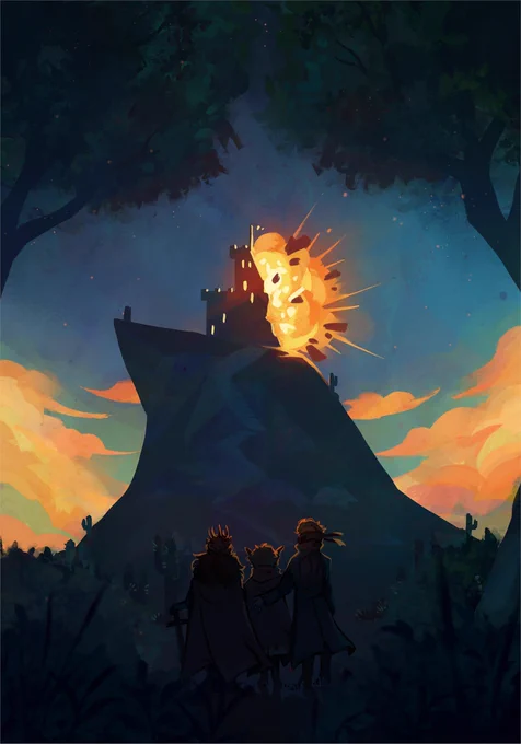 bonus backgrounds from the comic i posted yesterday because im really happy with how they look so why not 