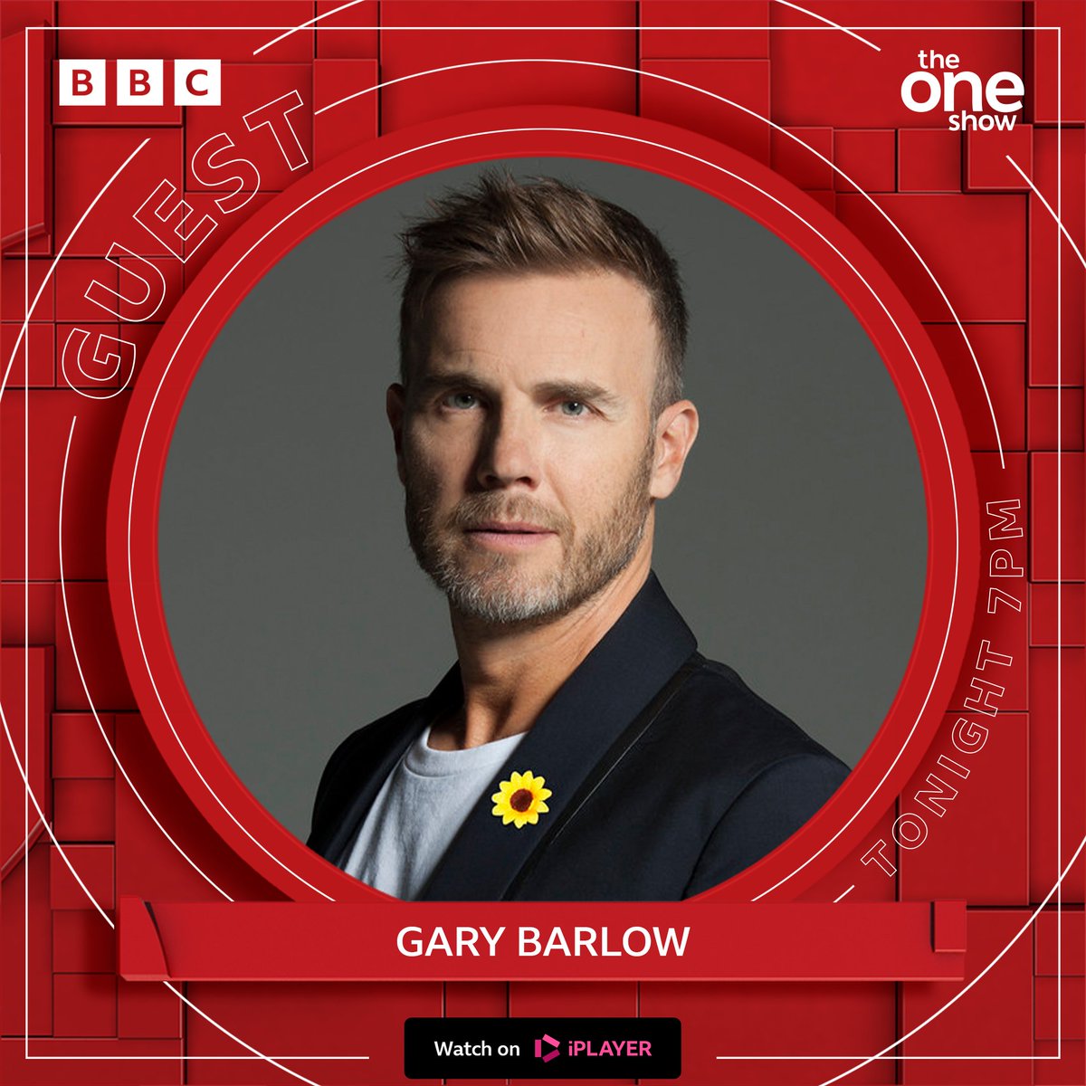 BBCTheOneShow's tweet photo. ⭐️ Also joining us on #TheOneShow sofa tonight are @GaryBarlow and Jaime Winstone ⭐️ https://t.co/XqDvKdvKAr