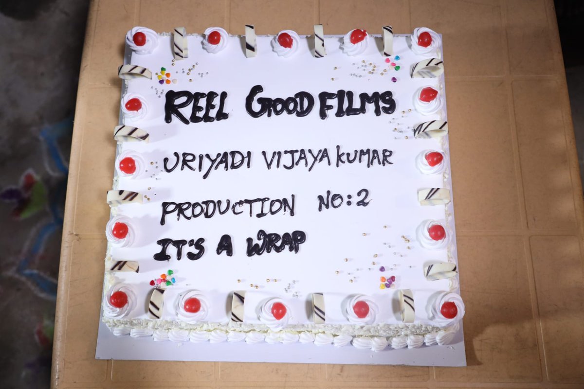 The shooting of our @reel_good_films's Production No.2, starring @Vijay_B_Kumar and directed by #Seththumaan fame director #Thamizh, has been wrapped up! 🔥 #RGF2 @adi_producer #PreethiAsrani #GovindVasantha @_STUNNER_SAM #Ezhumalai @proyuvraaj