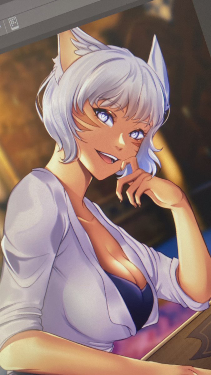Starting the day and week with more Secretary Y’shtola!

#FF14 #FF14