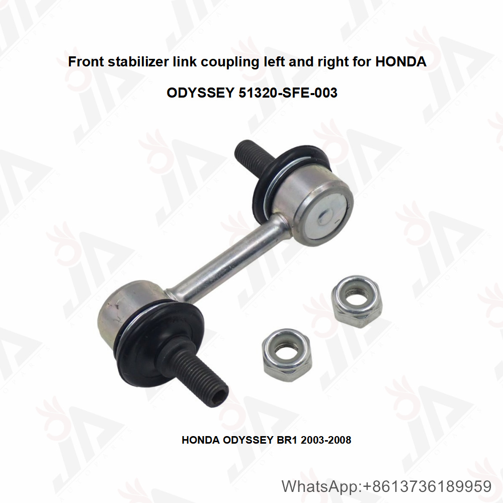 Joka_autoparts's tweet photo. Front stabilizer link coupling left and right for HONDA ODYSSEY 51320-SFE-003
#tierodend #axialrod #honda #steeringrod #stabilizerlink #suspensionrod #landrover #toyota #mazda #isuzu #vw #bmw #mercedesbenz #ford #gm #cadillac #jeep #balljoint #heimjoint #endjoint #swaybarlink https://t.co/7bV1af2zPi