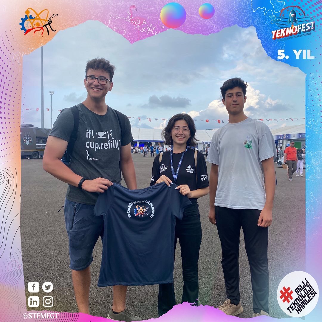 stemegt's tweet photo. Türkiye'nin ilk ve tek havacılık, uzay ve teknoloji festivali @teknofest’te @streamitup1 bilim elçilerimiz ile buluştuk. Baktıkça gurur duyduğumuz o görüntüler #streamitup #teknofest2022 #teknofest #mcbü @bayaredutr https://t.co/jCrLW5deW6