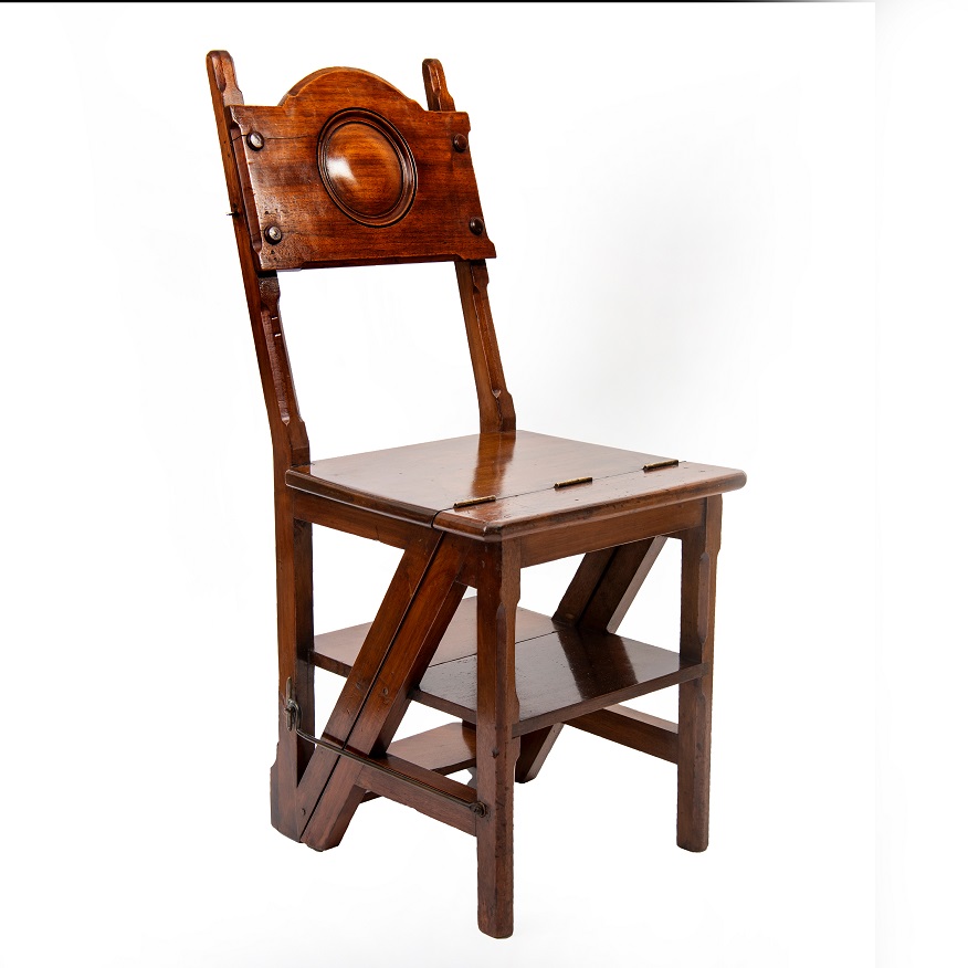 HAntiques's tweet image. Oak metamorphic library chair, England circa 1890.

38 cm wide x 43 cm deep x 82 cm high, seat height x 43 cm.

#librarychair #antique #antiquechair